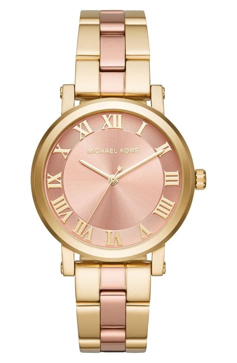 michael michael kors women's norie bracelet watch 39mm|Michael Kors Women's Norie Rose Gold.